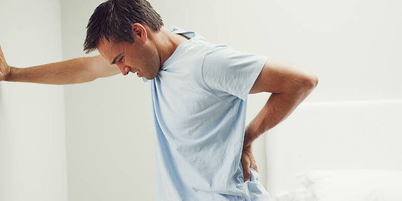 Rückenschmerzen bei Prostatitis