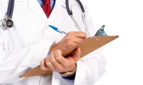 Dokter schreift d'Behandlung fir chronesch Prostatitis